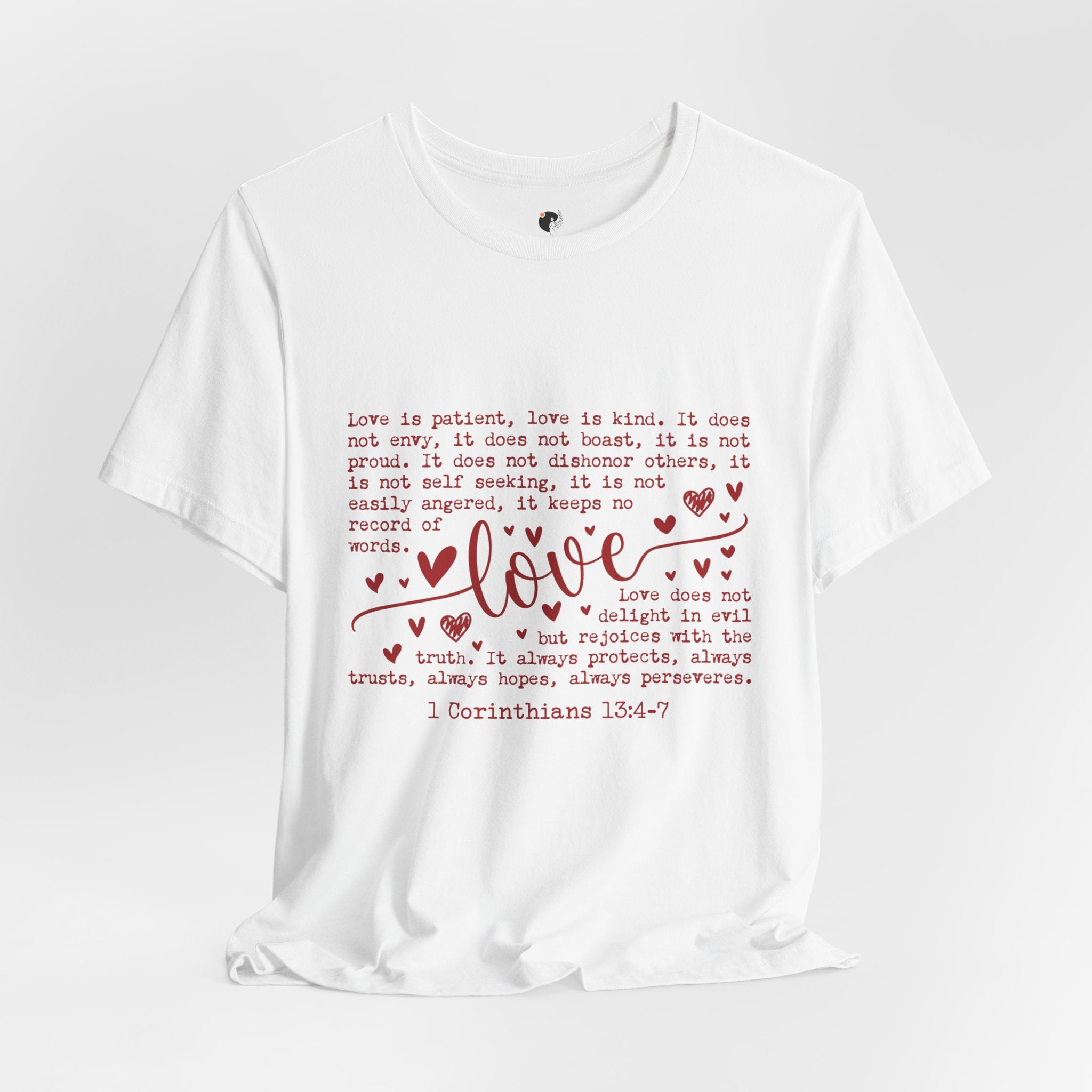 Love Is Patient 1 Corinthians Tee — Inspirational Christian Tee