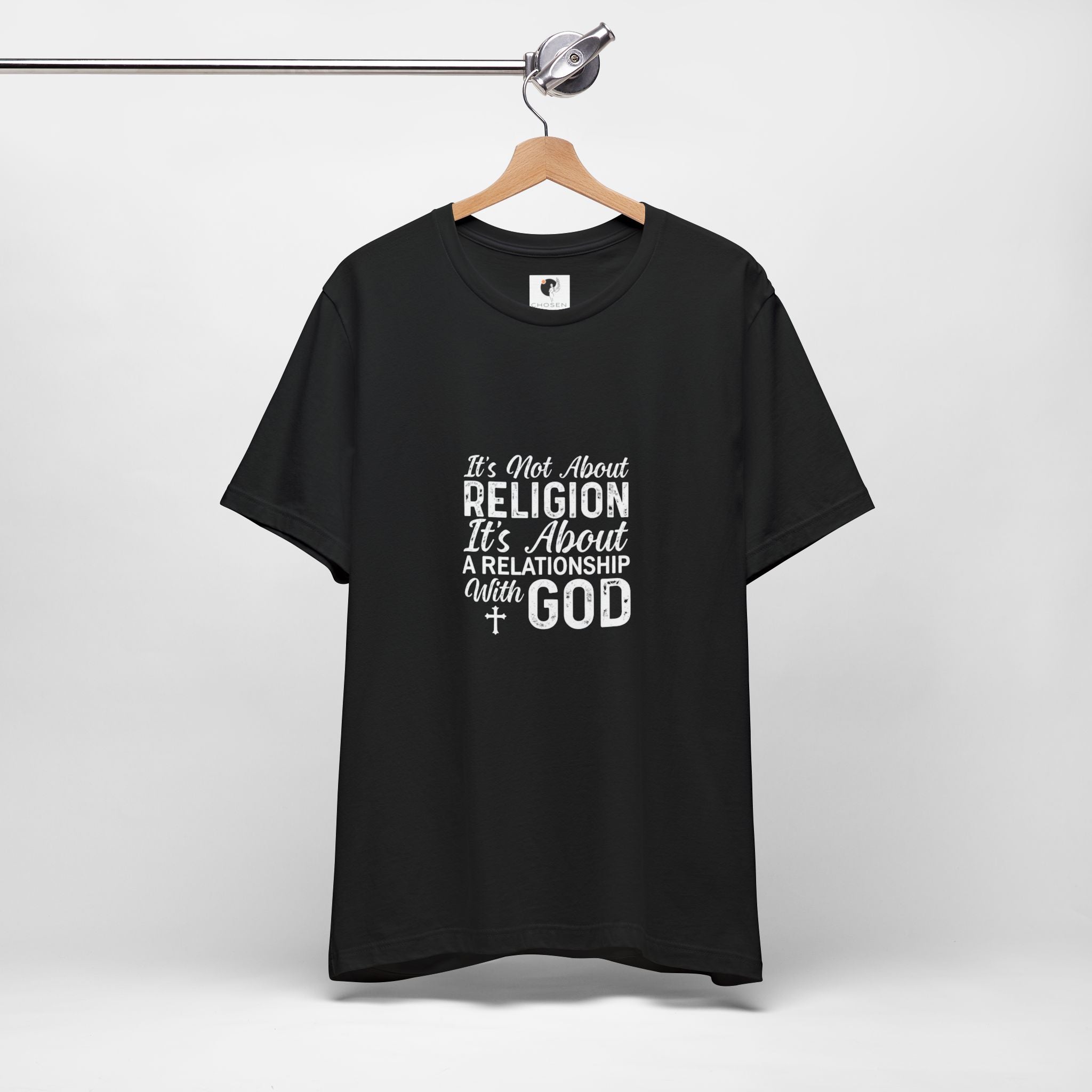 Faith Relationship Tee — "It's Not About Religion, It's About a Relationship with God"