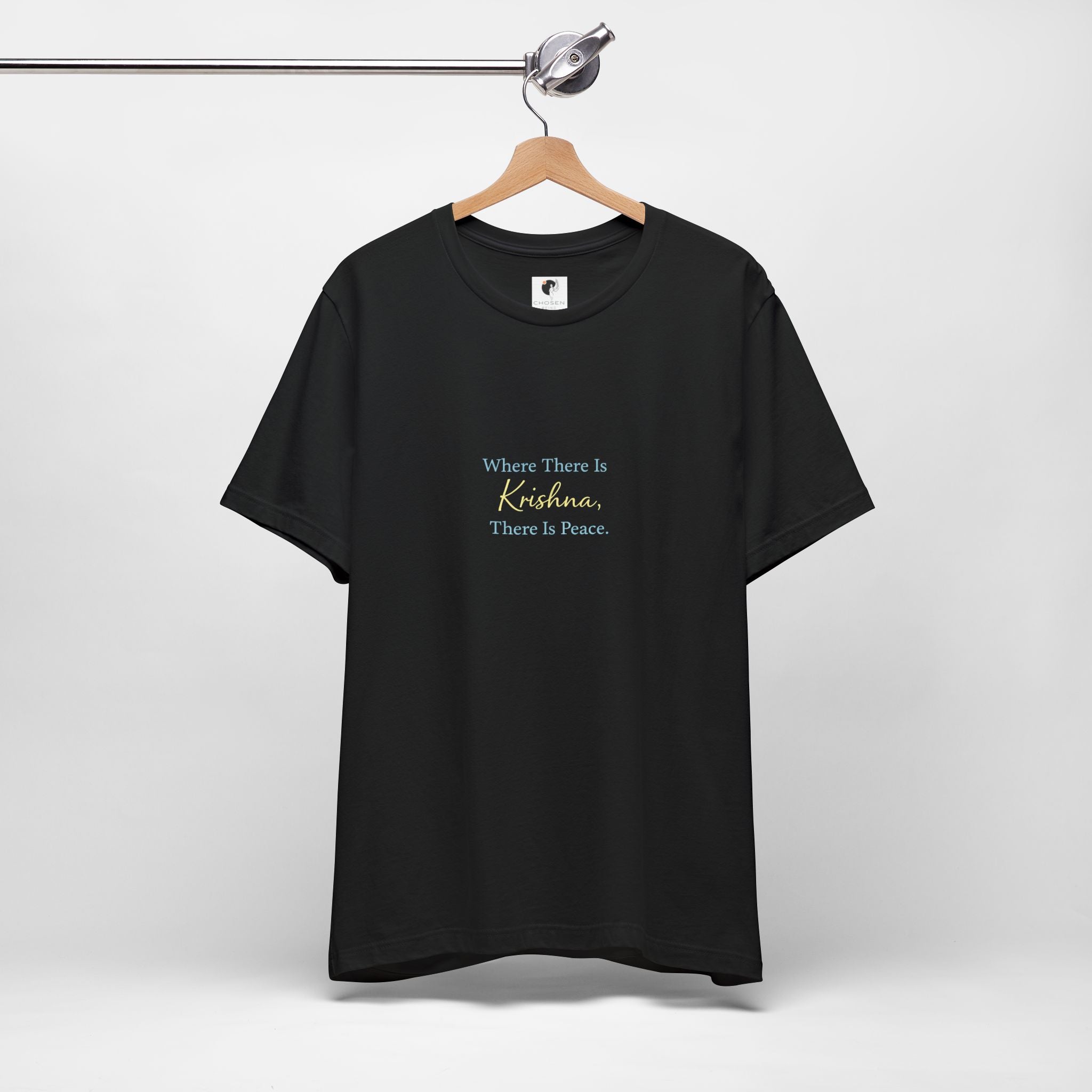 Krishna Peace T-Shirt — "Where There Is Krishna, There Is Peace" Spiritual Yoga Tee
