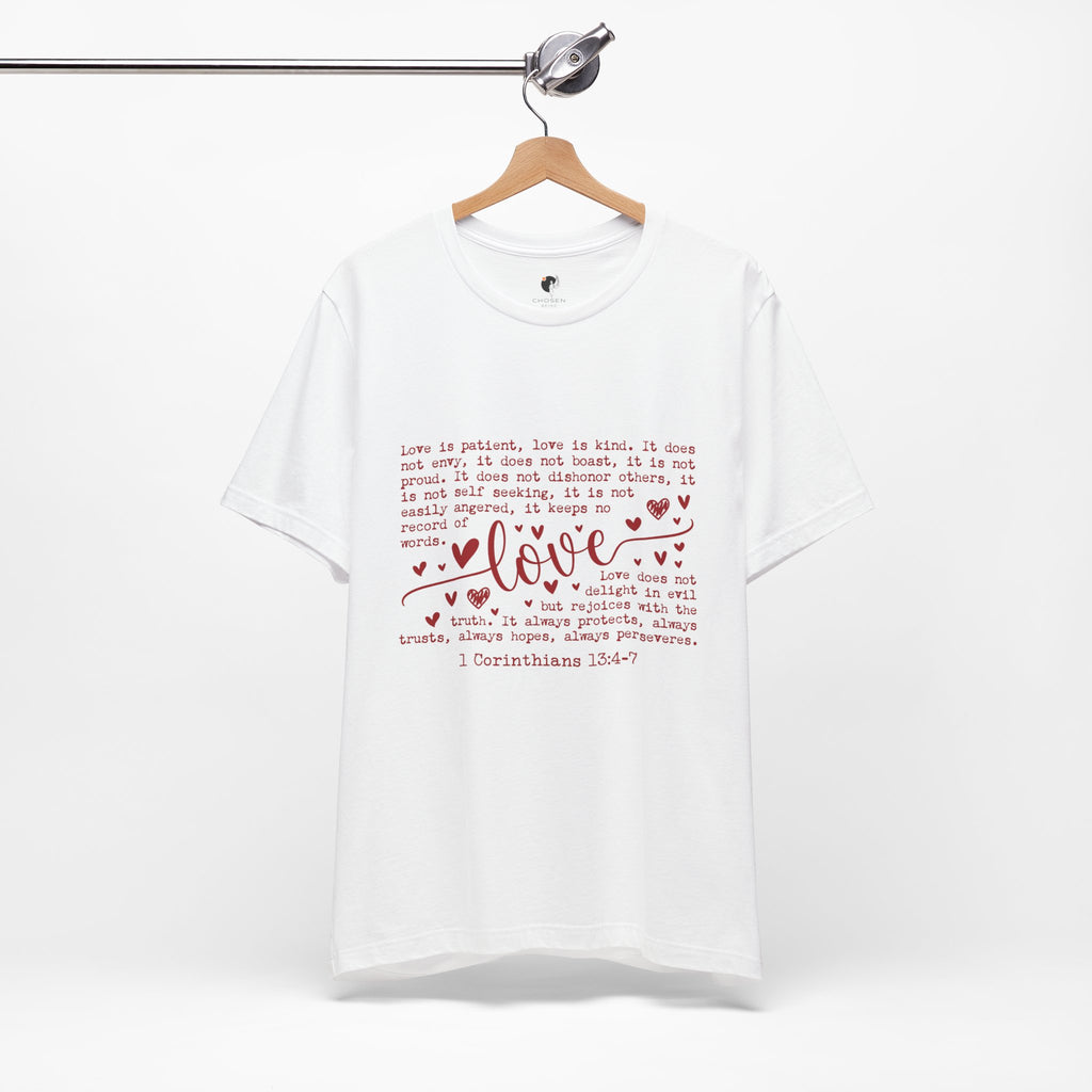 Love Is Patient 1 Corinthians Tee — Inspirational Christian Tee