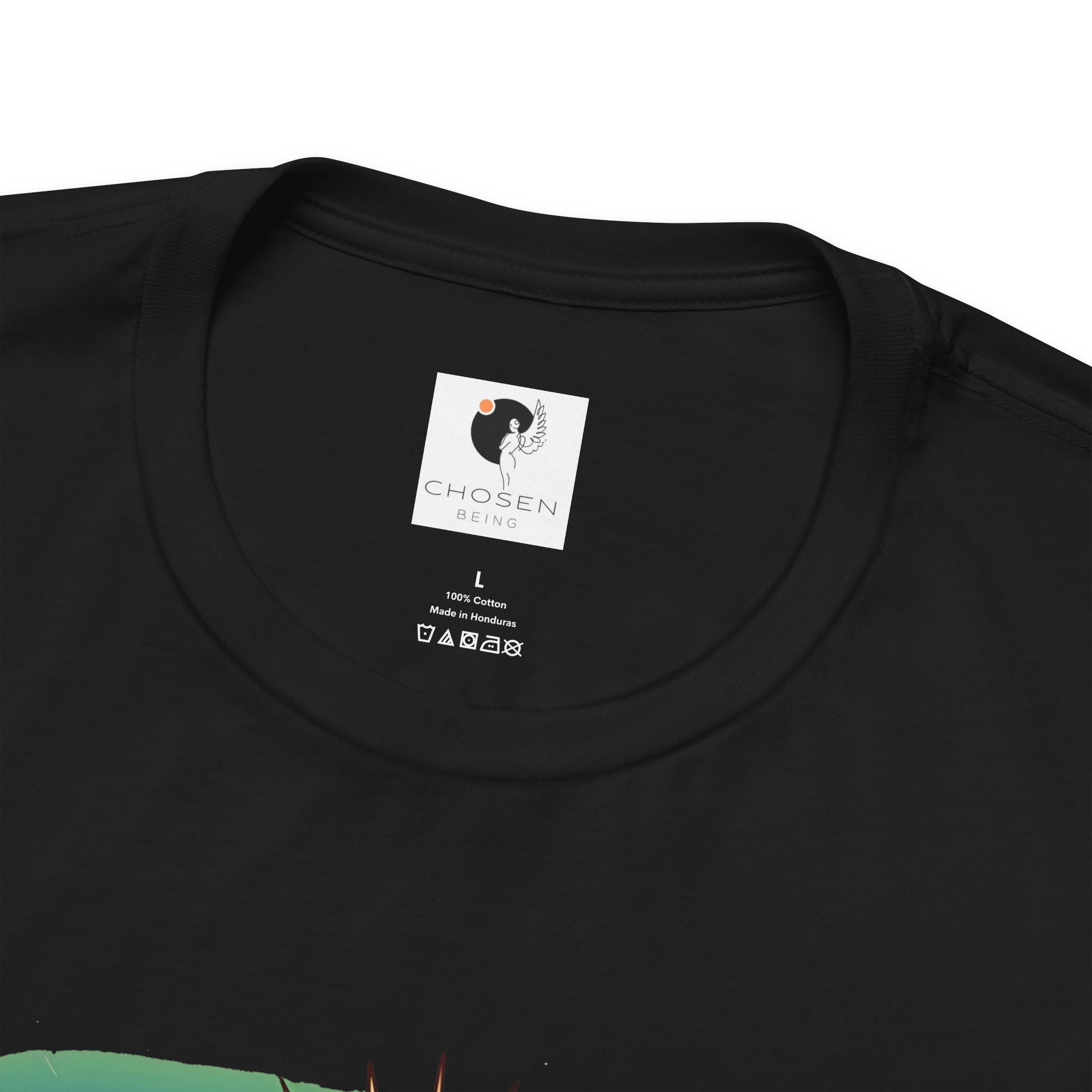 Trust the Universe Tee — Psychedelic Cosmic Portrait T-Shirt