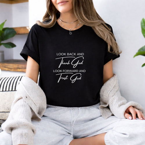 Christian T-Shirt - "Without God I Am Nothing" Faith Tee (Gender-Neutral Fit)