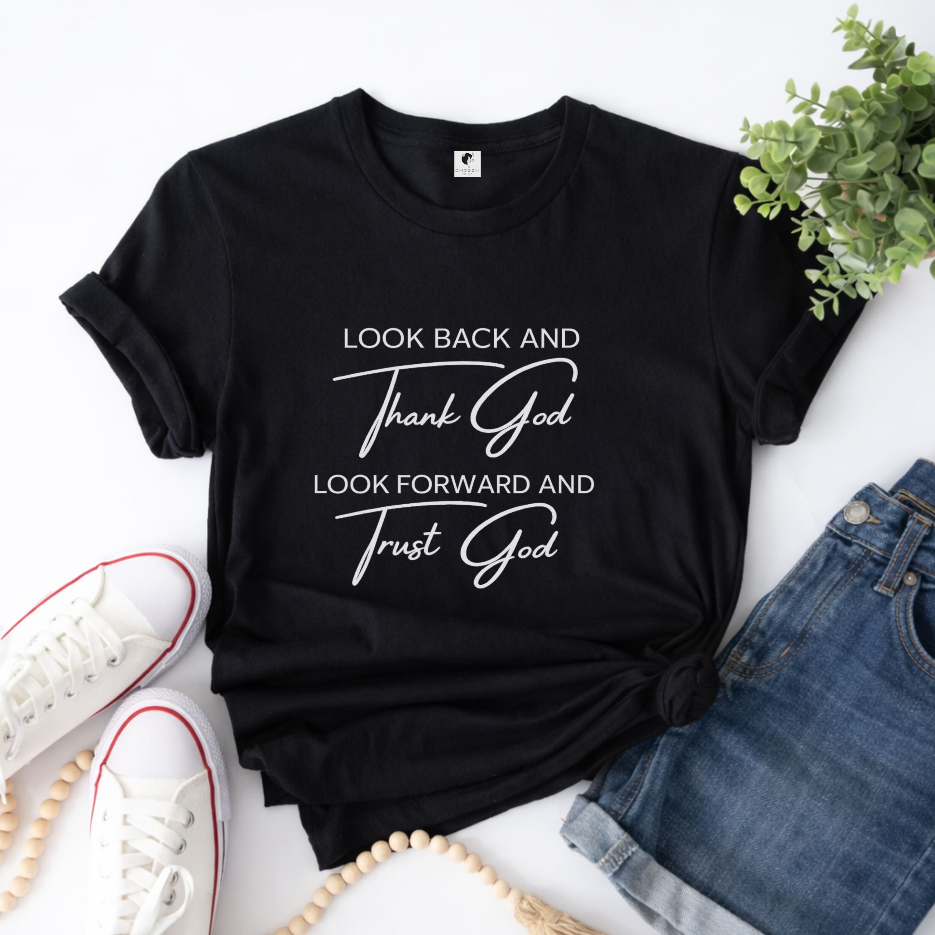 Christian T-Shirt - "Without God I Am Nothing" Faith Tee (Gender-Neutral Fit)