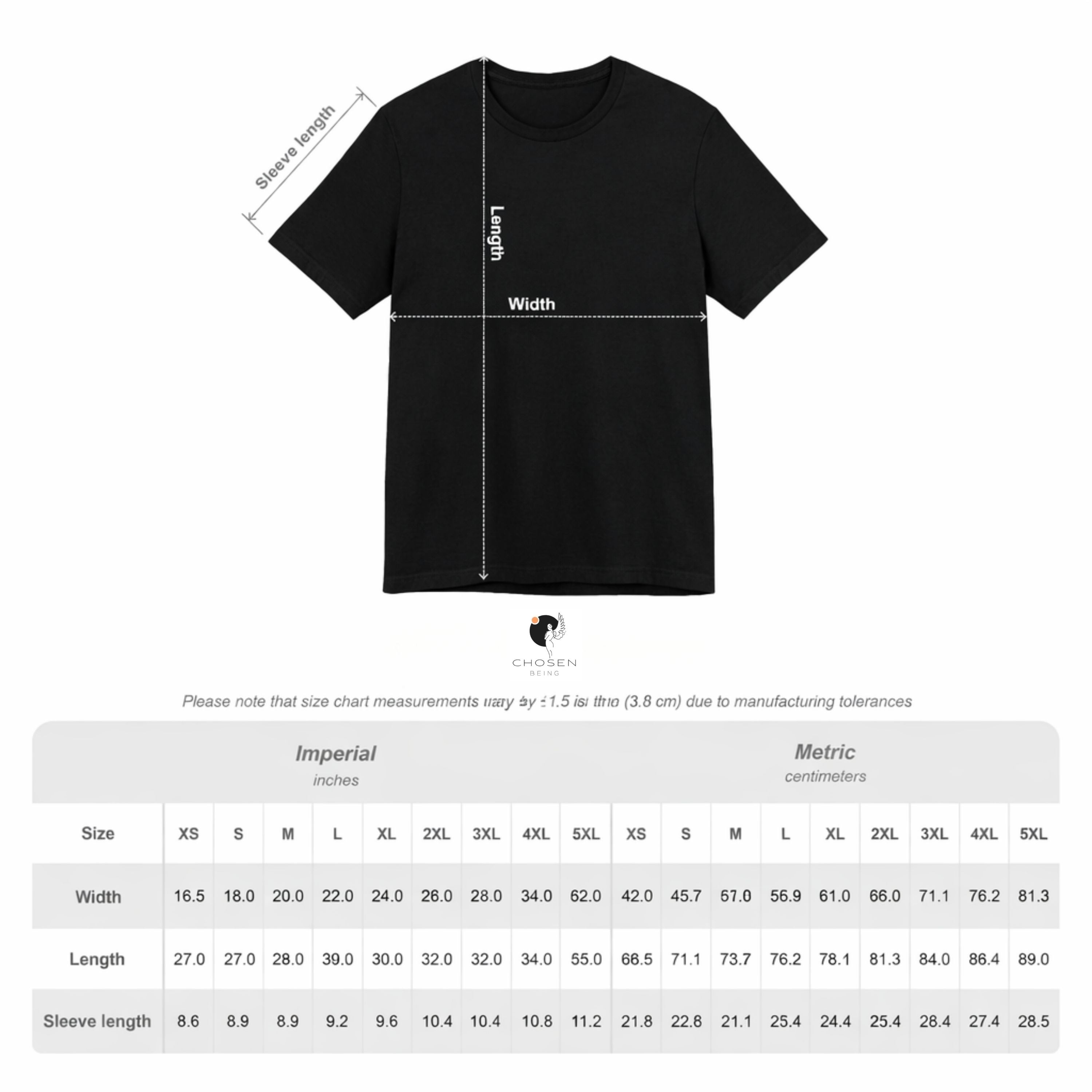 Chosen Being Tee — 'Chosen Being' Cotton Crew Tee (unisex)