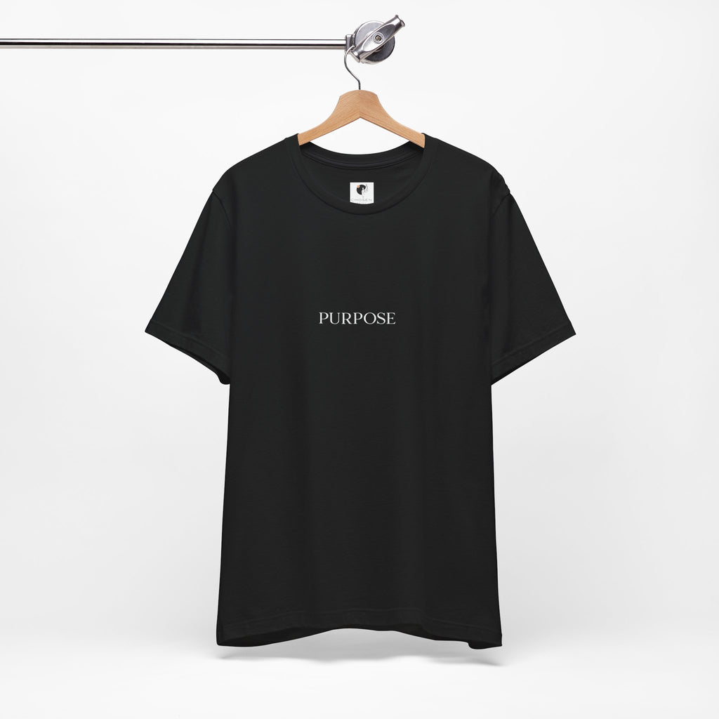 Purpose Minimalist Tee — 'PURPOSE' Graphic Short-Sleeve Shirt