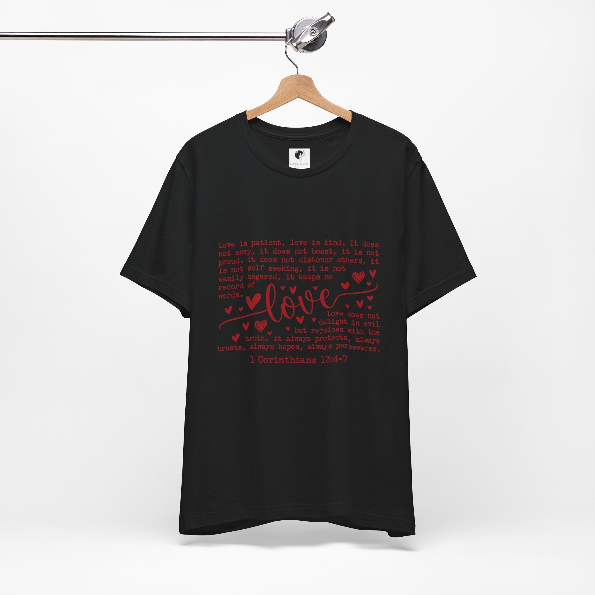 Love Is Patient 1 Corinthians Tee — Inspirational Christian Tee