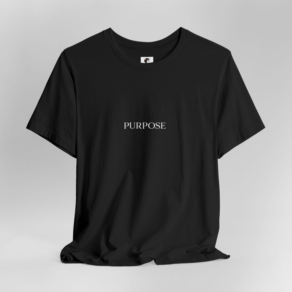 Purpose Minimalist Tee — 'PURPOSE' Graphic Short-Sleeve Shirt