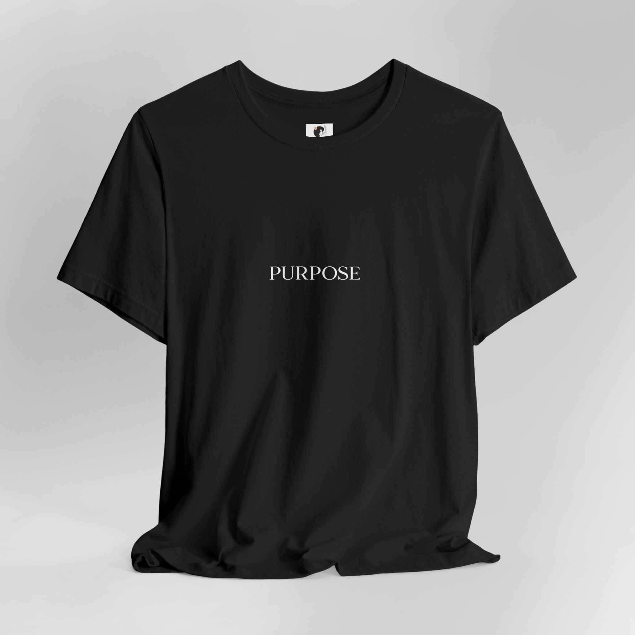 Purpose Minimalist Tee — 'PURPOSE' Graphic Short-Sleeve Shirt