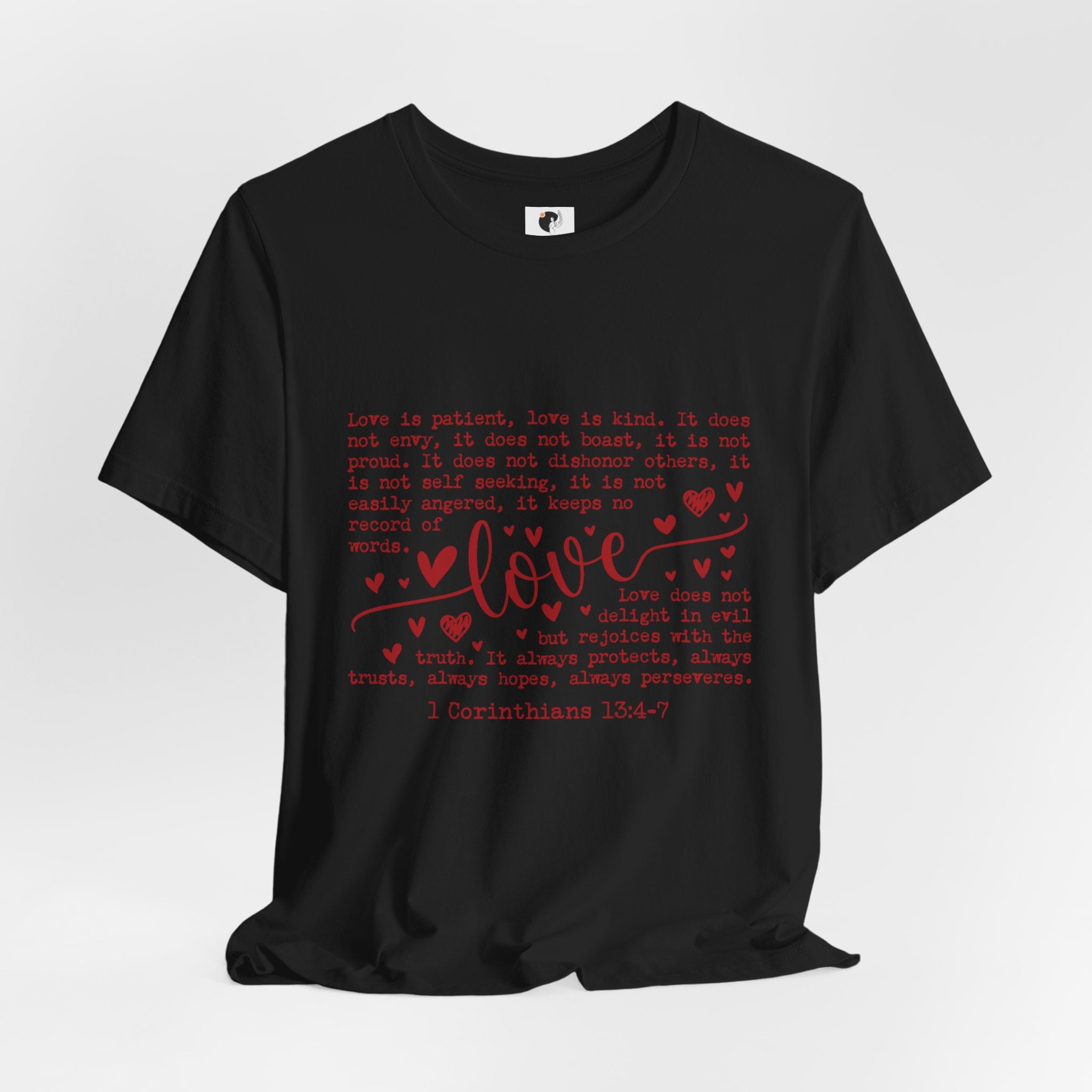 Love Is Patient 1 Corinthians Tee — Inspirational Christian Tee