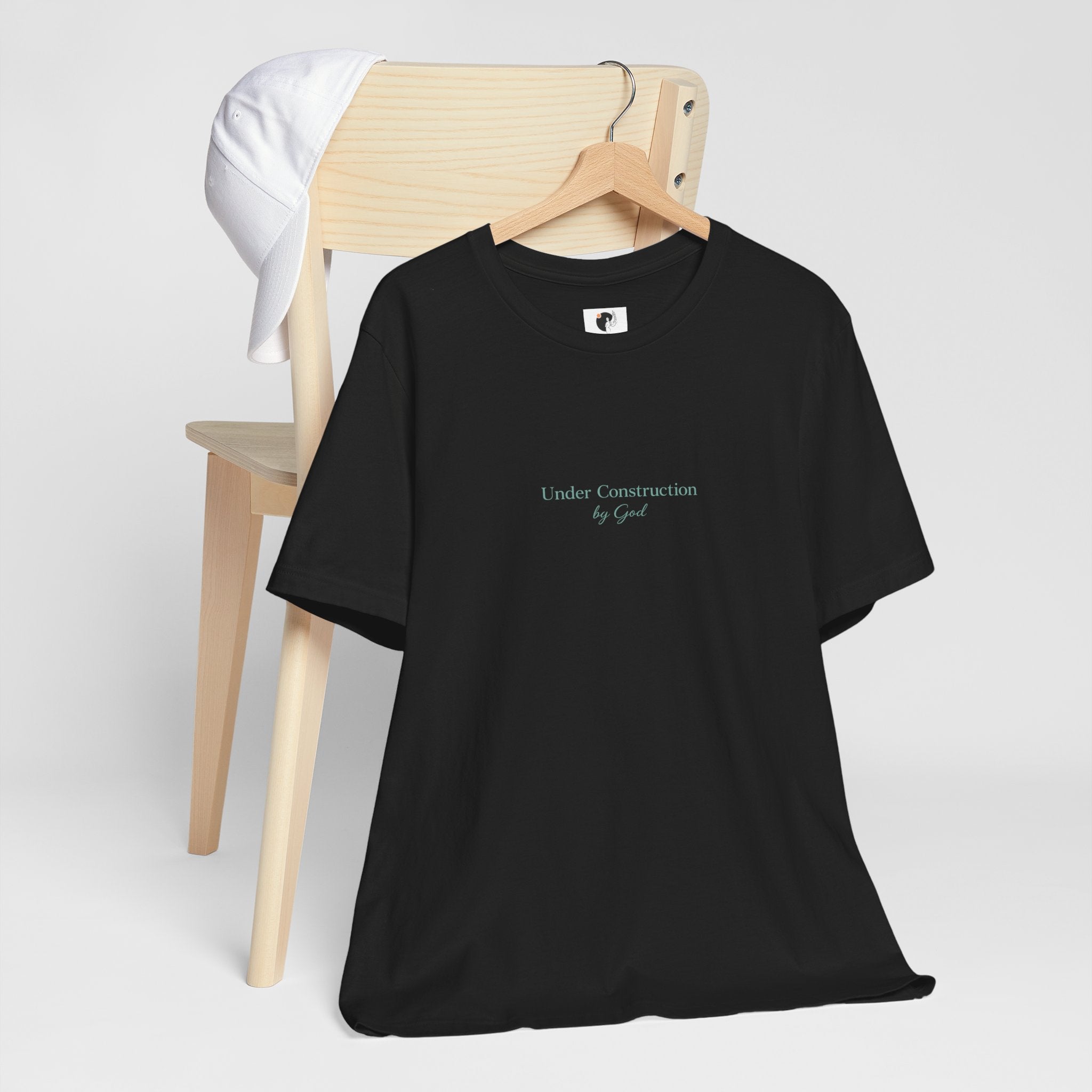 Under Construction by God T-Shirt — Faith-Inspired Minimalist Tee