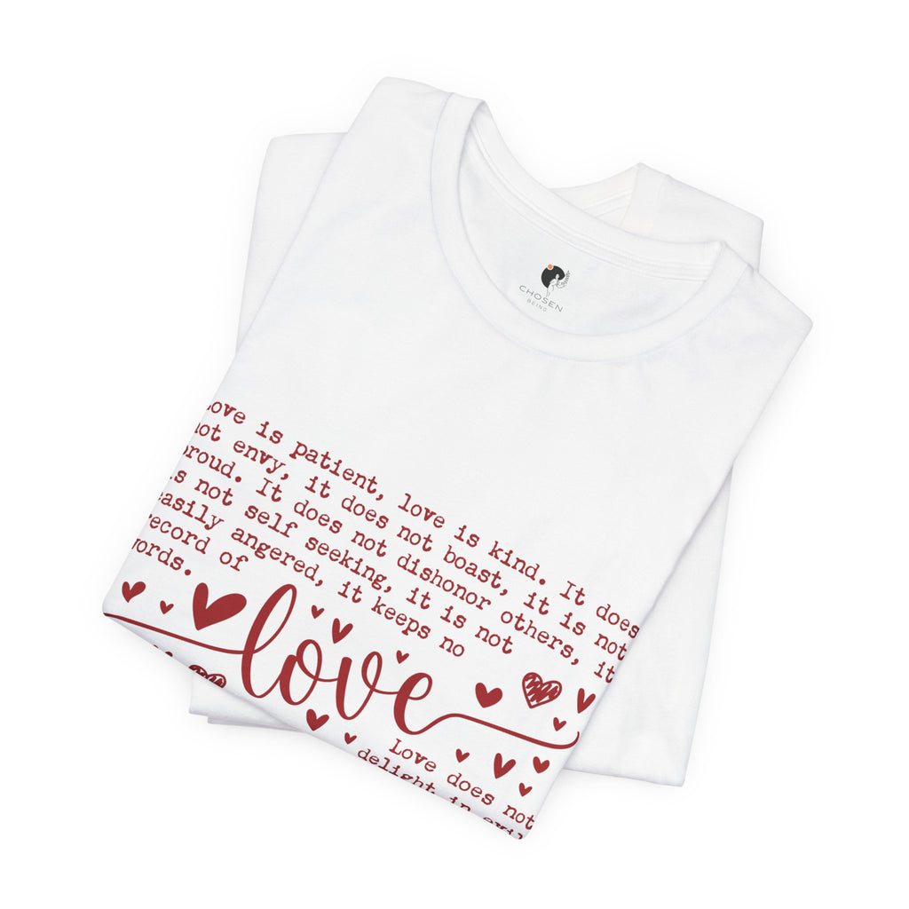 Love Is Patient 1 Corinthians Tee — Inspirational Christian Tee