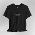 Trust Krishna Tee — Minimal Spiritual Yoga Shirt
